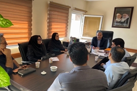 بازدید سرپرست اداره درآمد به همراه کارشناسان ستادی حوزه نرم افزار و زیرساخت از بیمارستان شهید بهشتی آستارا