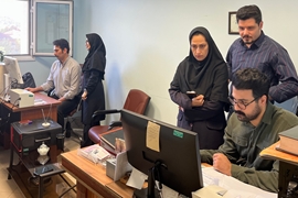 بازدید کارشناسان ستادی حوزه های نرم افزار و اداره اقتصاد درمان از بیمارستان نیکوکار املش