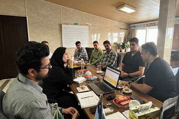 حضور نمایندگان فنی شرکت توسعه دهنده HIS در واحد مدیریت آمار و فناوری اطلاعات 