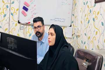 بازدید نوروزی رئیس گروه زیرساخت از بیمارستان شهید دکتر بهشتی انزلی 