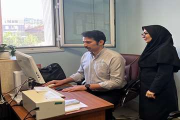 بازدید بیمارستان املش