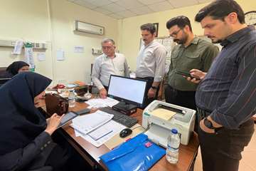 بازدید بیمارستان املش