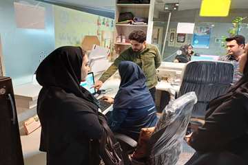 بازدید بیمارستان پیروز 