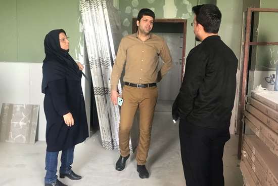بازدید رئیس گروه زیرساخت از بیمارستان 400تختخوابی لاکان 