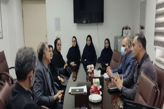 بازدید رئیس گروه آمار از بیمارستان رازی  