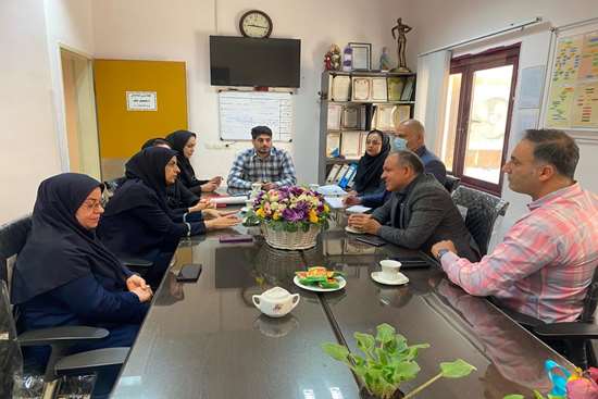 بازدید رئیس گروه آمار از بیمارستان دکتر پیروز  
