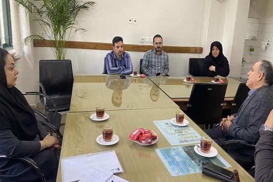 بازدید رئیس گروه آمار از بیمارستان امام حسن مجتبی (ع)  