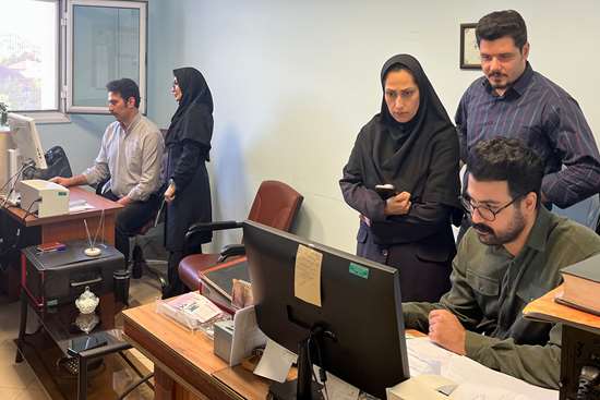 بازدید بیمارستان املش 